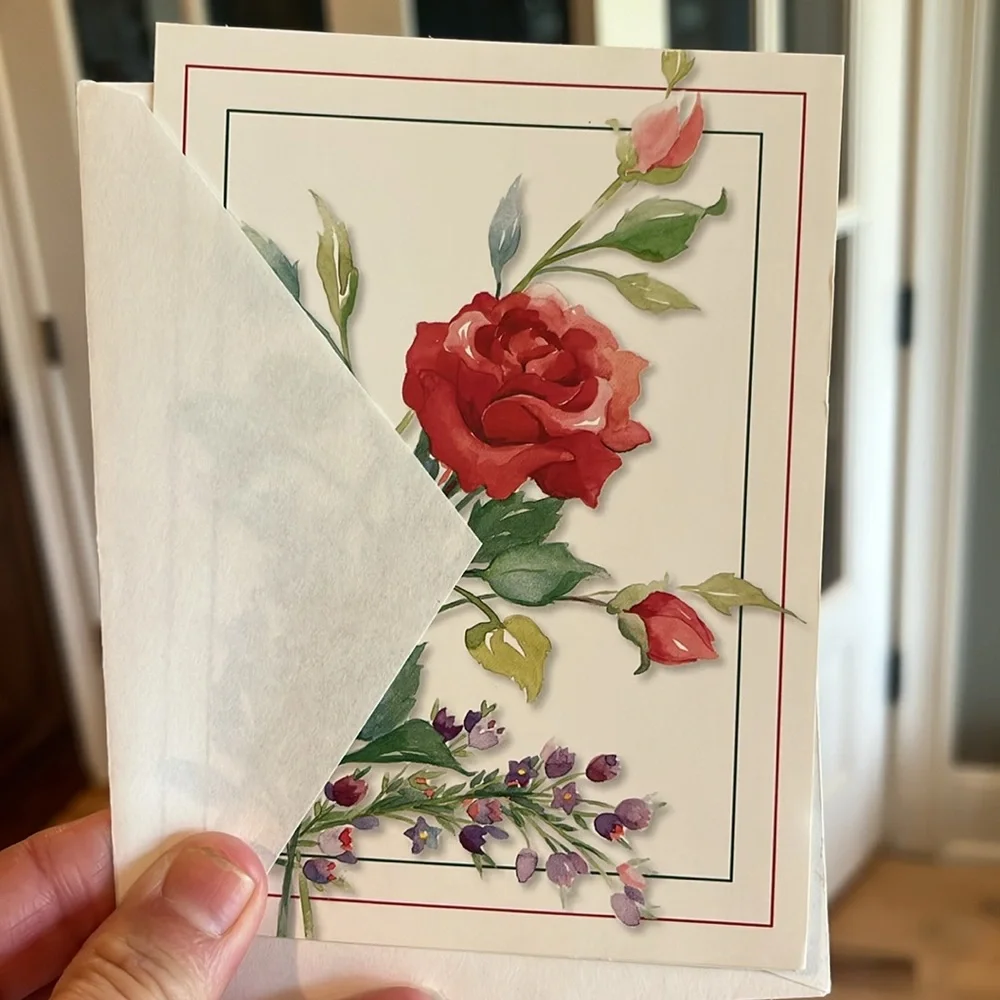 Floral and Nature Greeting Cards Set New